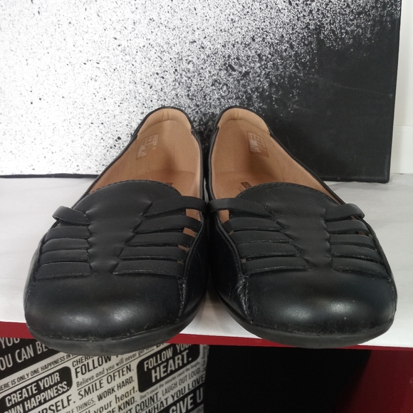 Clarks Gracelin Gemma Leather Flats Cushion 8.5 - Picture 8 of 16